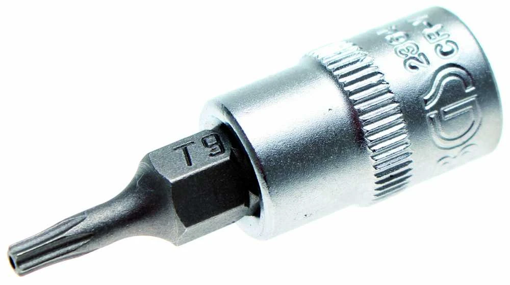 Bgs Technic Antgalis įpresuotas į galvutę | 6.3 mm (1/4") | T-Star su skyle (Torx) T9 (2364)