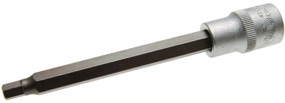 Bgs Technic Antgalis įpresuotas į galvutę | ilgis 140 mm | 12,5 mm (1/2") | hex šešiakampis 7 mm (4217)
