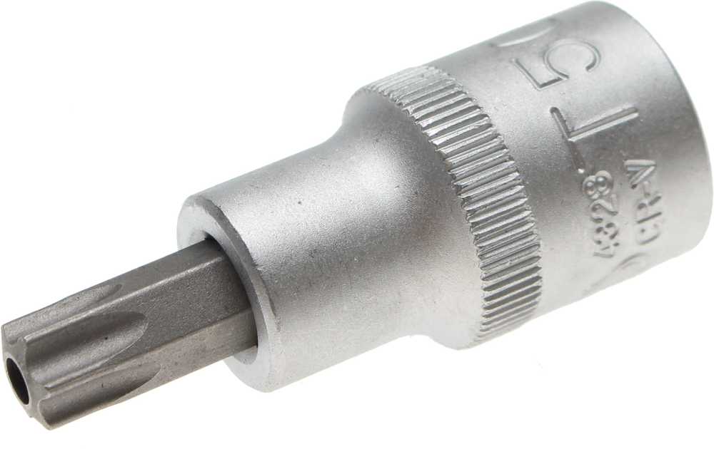 Bgs Technic Antgalis įpresuotas į galvutę | 12,5 mm (1/2") | T-Star su skyle (Torx) T50 (4328)