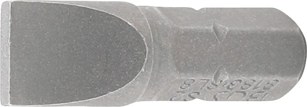 Bgs Technic Antgalis plokščias | 6,3 mm (1/4") | Slot SL 8 mm (8183)