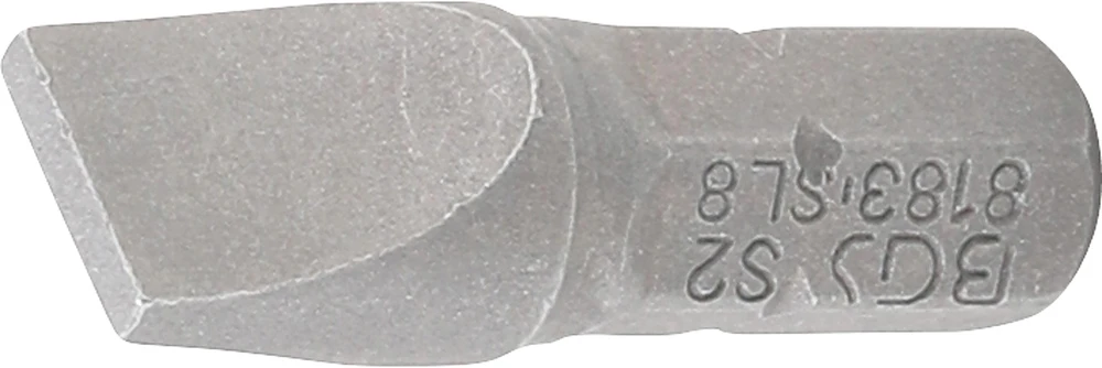 Bgs Technic Antgalis plokščias | 6,3 mm (1/4") | Slot SL 8 mm (8183)