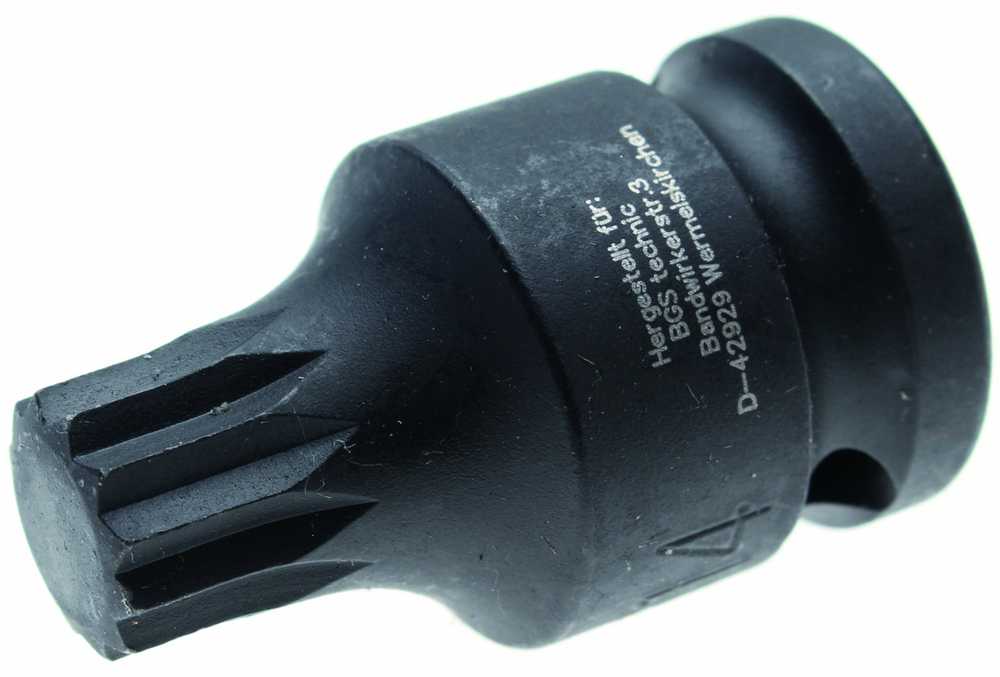 Bgs Technic Antgalis smūginis | 12,5 mm (1/2") | Spline (XZN) M14 (5381-M14)