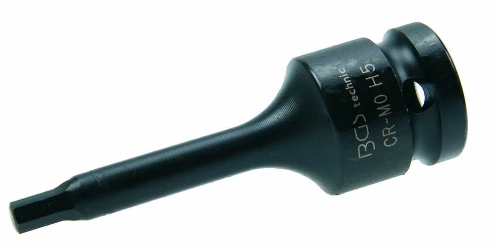 Bgs Technic Antgalis smūginis | 12,5 mm (1/2") | hex šešiakampis 5 mm (5481-M5)