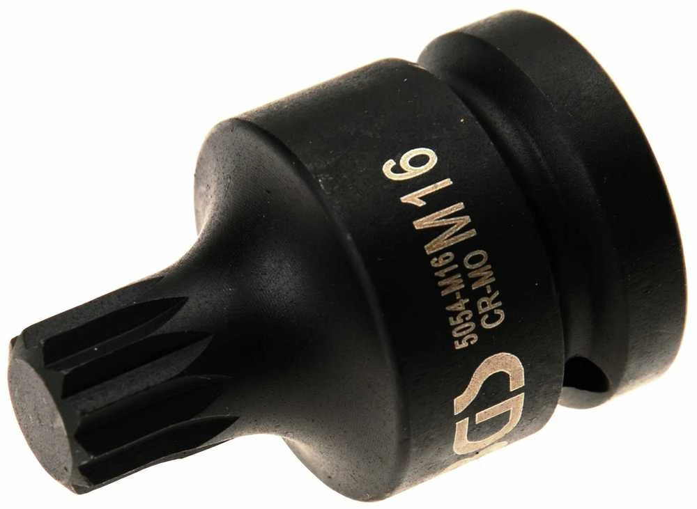 Bgs Technic Antgalis smūginis | 20 mm (3/4") | Spline (XZN) M16 (5054-M16)