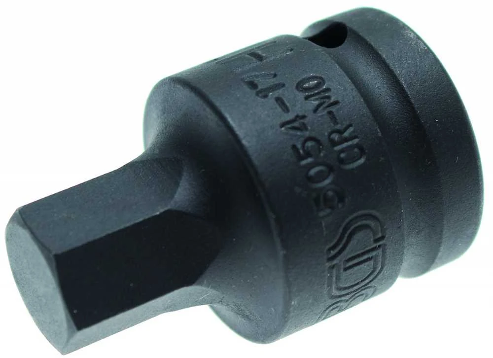 Grąžtas Bgs Technic Antgalis smūginis | 20 mm (3/4") | hex šešiakampis 17 mm (5054-17)