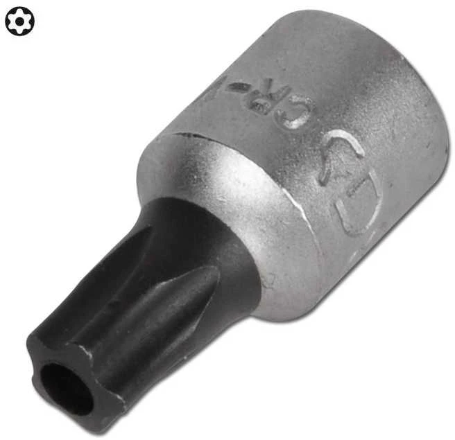 Bgs Technic Antgalių rinkinys | 6.3 mm (1/4") | T-Star 5-kampiai (Torx) | 9 vnt. (2355)