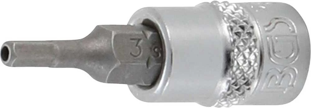 Bgs Technic Antgalių rinkinys | 6.3 mm (1/4") | hex šešiakampis | su skyle | 2 - 7 mm | 8 vnt. (5156)