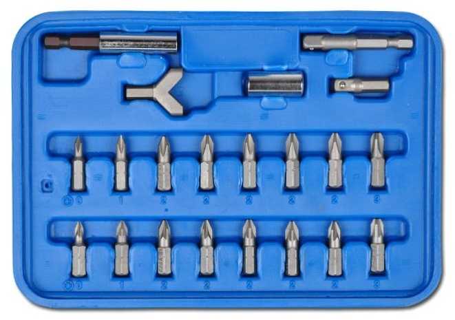 Bgs Technic Antgalių rinkinys | 6.3 mm (1/4") | 100 vnt. (765)
