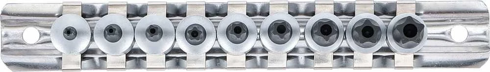 Bgs Technic Antgalių rinkinys TS-Star Torx Plus | 6,3 mm (1/4") | TS10–TS50 | 9 vnt (71020)