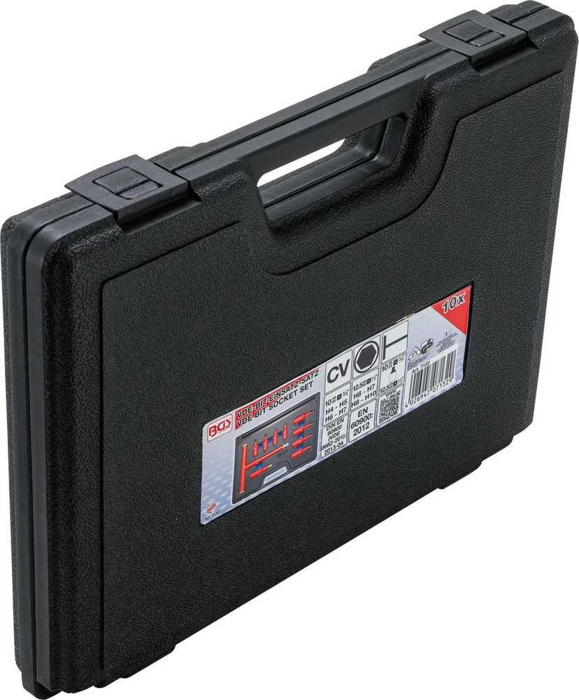 Bgs Technic Antgalių rinkinys VDE izoliuotas | 3/8" + 1/2" | Hex 4–10 mm | 10 vnt. (7132)