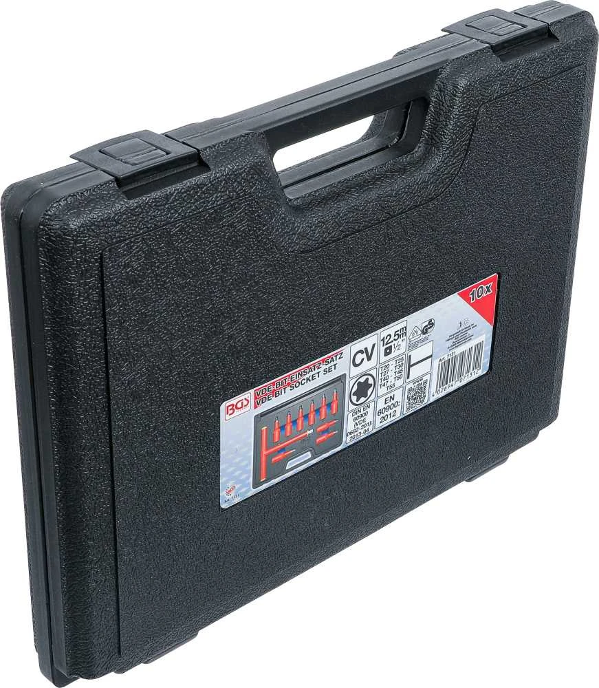 Bgs Technic Antgalių rinkinys VDE profesionalus | 1/2" pavara | Torx T20–T55 | 10 vnt. (7131)