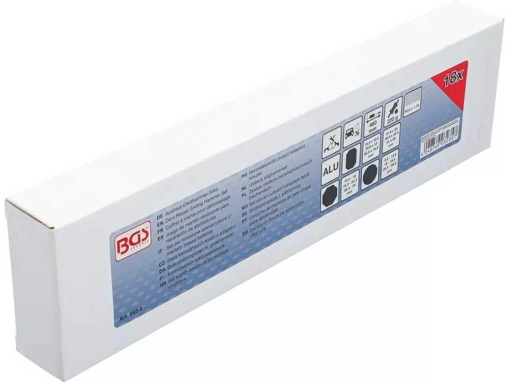 Bgs Technic Atbulinis plaktukas kėbulo įdubų šalinimui | klijuojamos pagalvėlės | 460 mm (865-6)