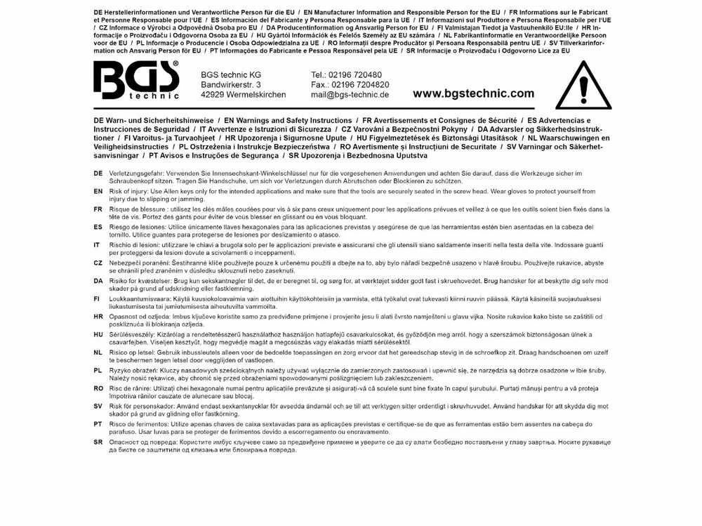 Bgs Technic Atsuktuvas su slankiojančia T formos rankena | vidinis šešiakampis | 2 mm (6082)