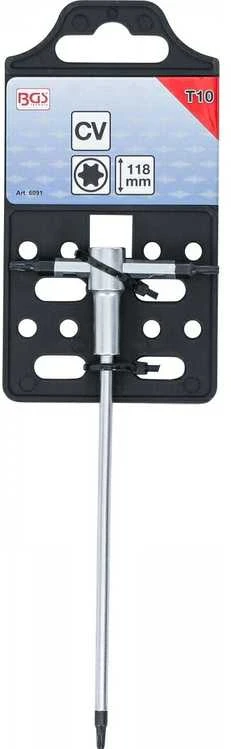 Bgs Technic Atsuktuvas su slankiojančia T formos rankena | T-Star (Torx) | T10 (6091)