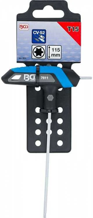 Bgs Technic Atsuktuvas su T formos rankena | T-Star (Torx) | T15 (7611)