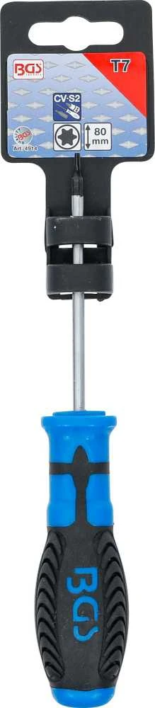 Grąžtas Bgs Technic Atsuktuvas | T-Star (Torx) T7 | Ašmenų ilgis 80 mm (4914)