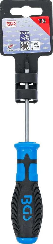 Bgs Technic Atsuktuvas | T-Star (Torx) T8 | Ašmenų ilgis 80 mm (4915)
