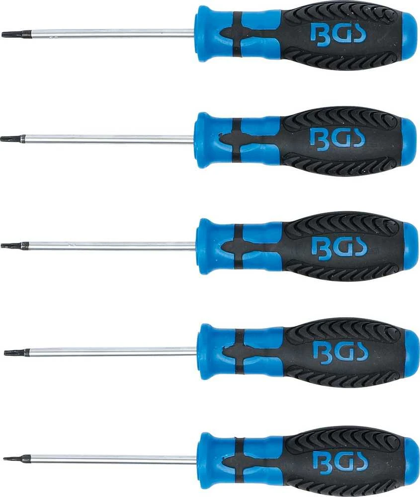 Bgs Technic Atsuktuvų rinkinys | T-Star su skyle (Torx) | T6 - T10 | 5 vnt. (6826)