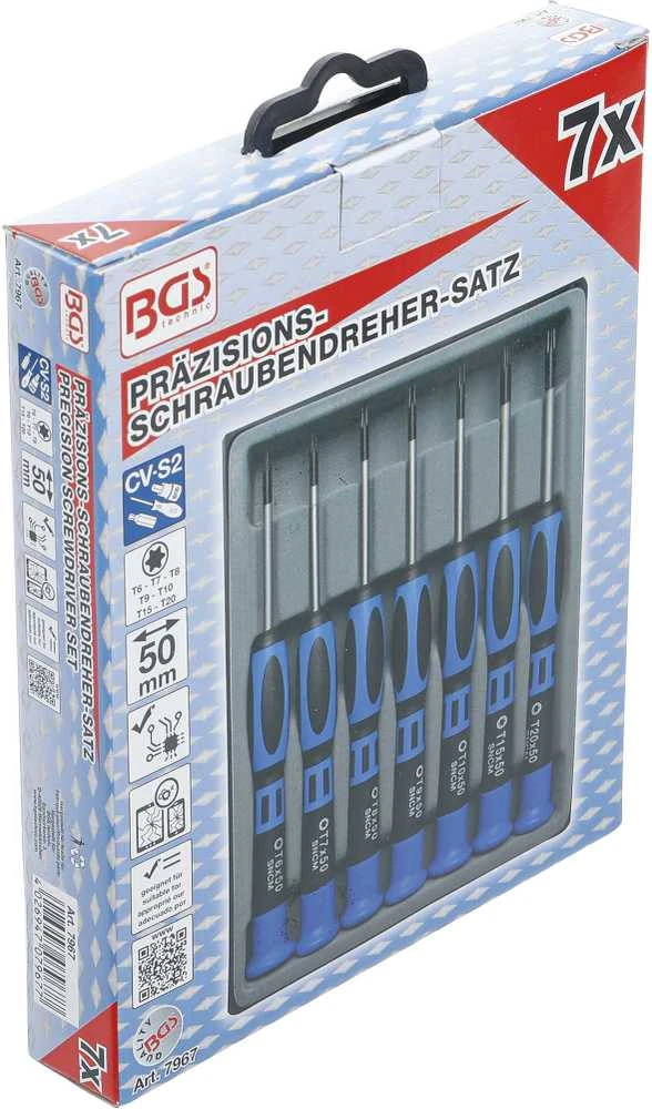 Bgs Technic Atsuktuvų rinkinys | T-star (Torx) | 7 vnt. (7967)