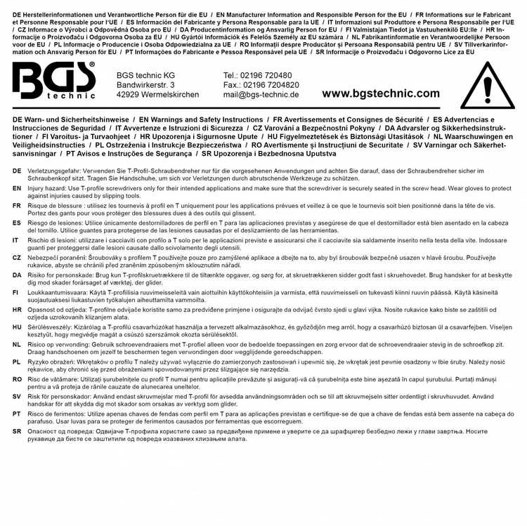 Bgs Technic Atsuktuvų rinkinys | ypač ilgi | T-Star (Torx) | T15 - T30 | 4 vnt. (74541B)