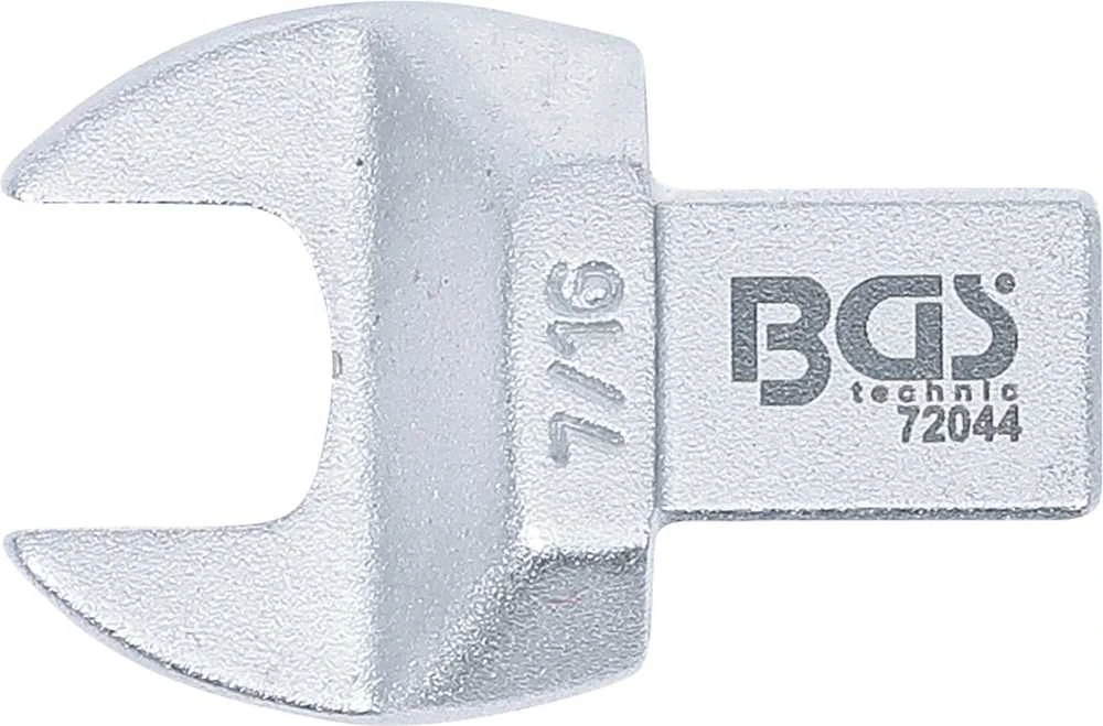 Bgs Technic Atviras įstatomas veržliaraktis | 7/16" | kvadrato dydis 9 x 12 mm (72044)