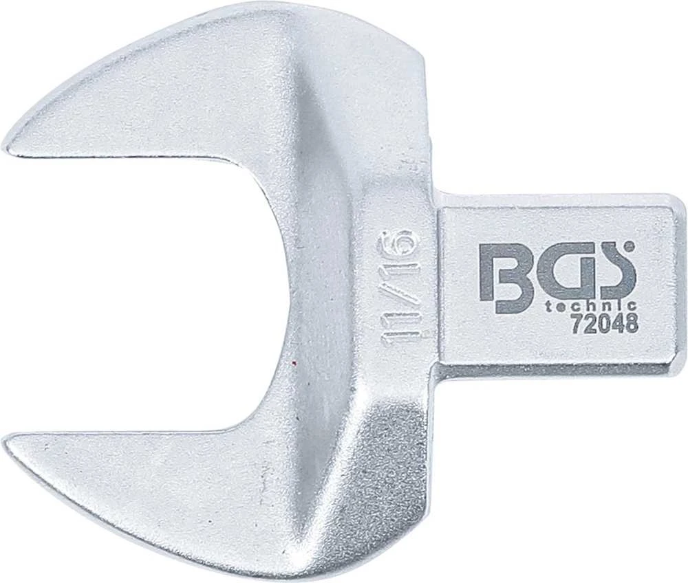 Bgs Technic Atviras įstatomas veržliaraktis | 11/16" | kvadrato dydis 9 x 12 mm (72048)