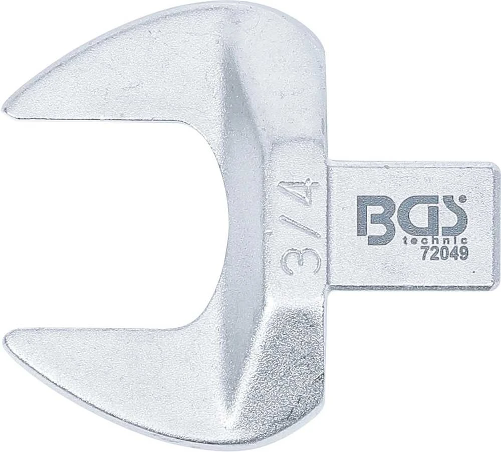 Bgs Technic Atviras įstatomas veržliaraktis | 3/4" | kvadrato dydis 9 x 12 mm (72049)