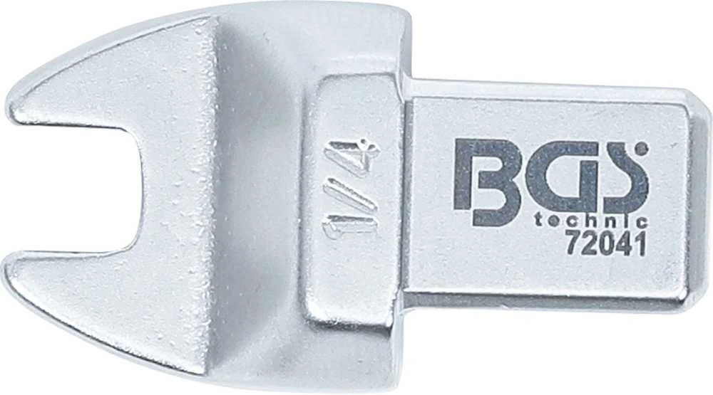 Bgs Technic Atviras įstatomas veržliaraktis | 1/4" | kvadrato dydis 9 x 12 mm (72041)