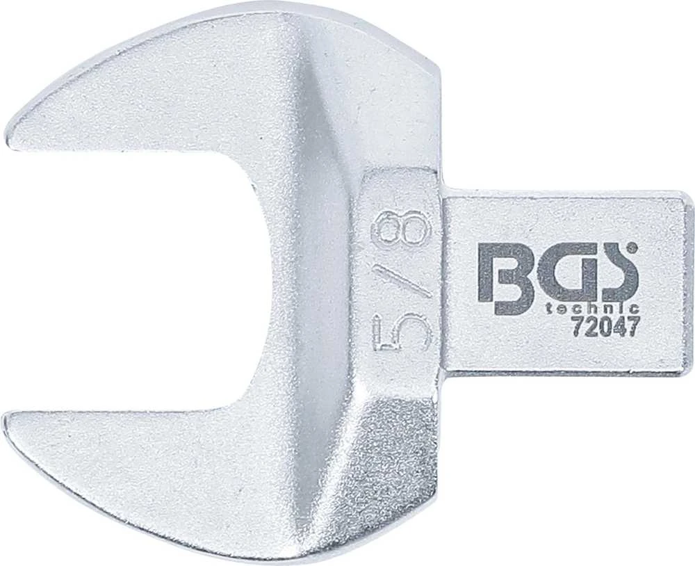 Bgs Technic Atviras įstatomas veržliaraktis | 5/8" | kvadrato dydis 9 x 12 mm (72047)