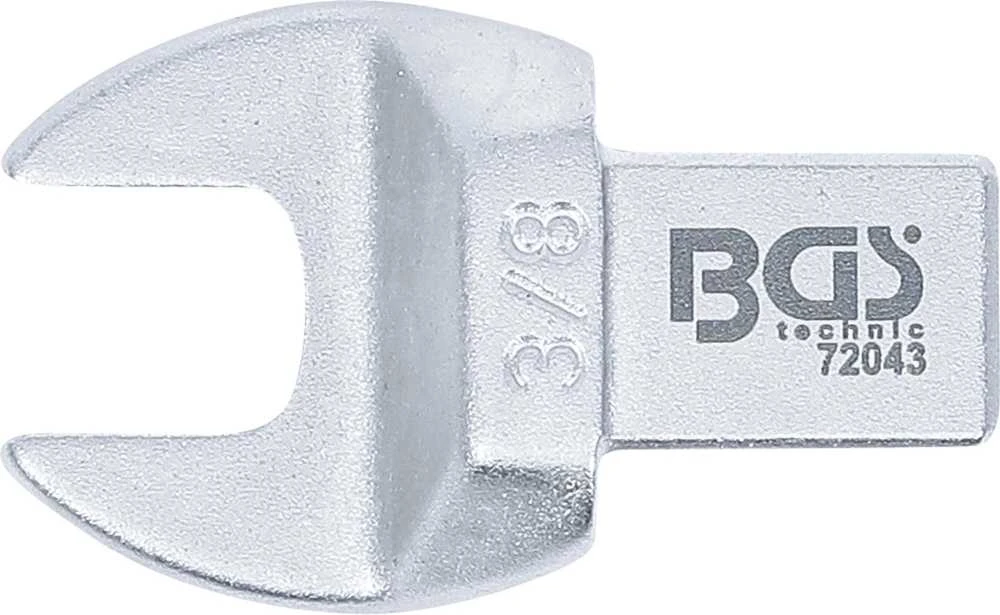 Bgs Technic Atviras įstatomas veržliaraktis | 3/8" | kvadrato dydis 9 x 12 mm (72043)