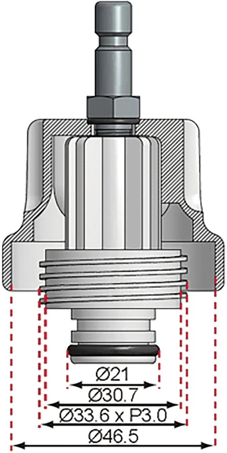 Bgs Technic Spaudimo adapteris Toyota (8027-19)