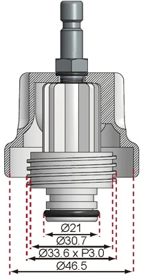 Bgs Technic Spaudimo adapteris Toyota (8027-19)