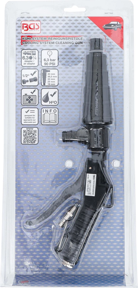 Bgs Technic Aušinimo sistemos valymo ir plovimo pistoletas (9638)