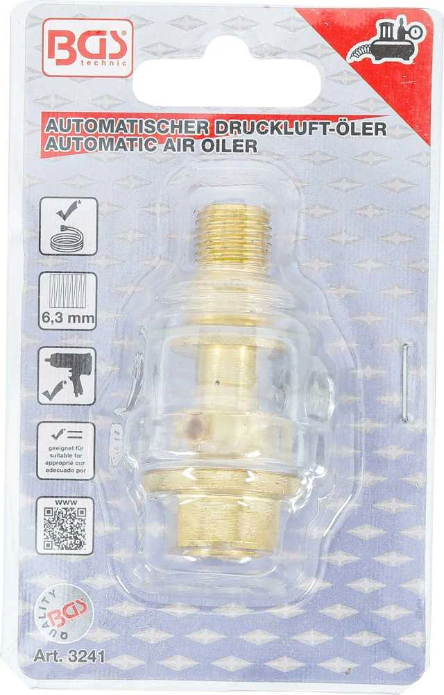 Bgs Technic Automatinė oro tepalinė | žarnos jungtis 6.3 mm (1/4") (3241)