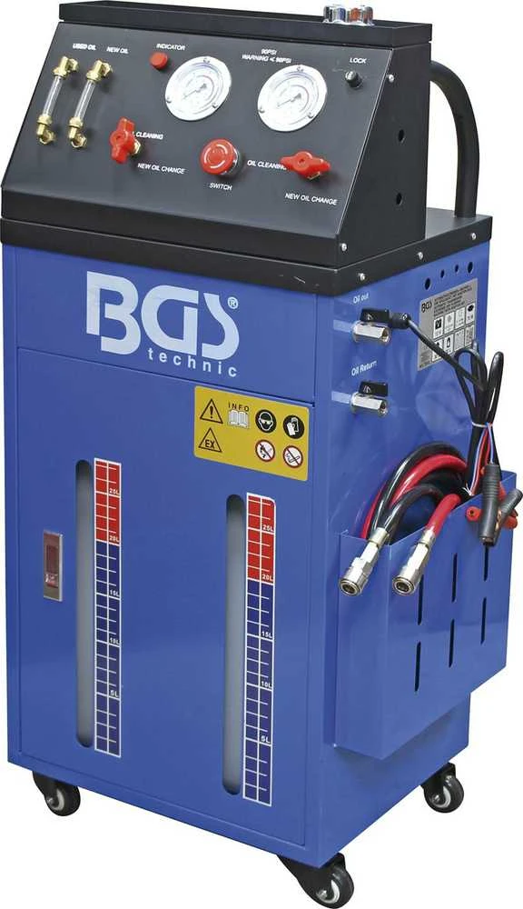 Bgs Technic Automatinės pavarų dėžės keitimo ir plovimo stotelė | su adapterių rinkiniu (7082)