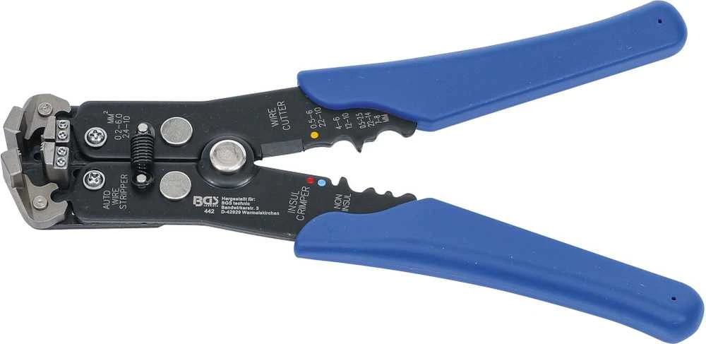 Bgs Technic Automatinis laidų valiklis | vielai Ø 0,13 - 6 mm | 210 mm (442)