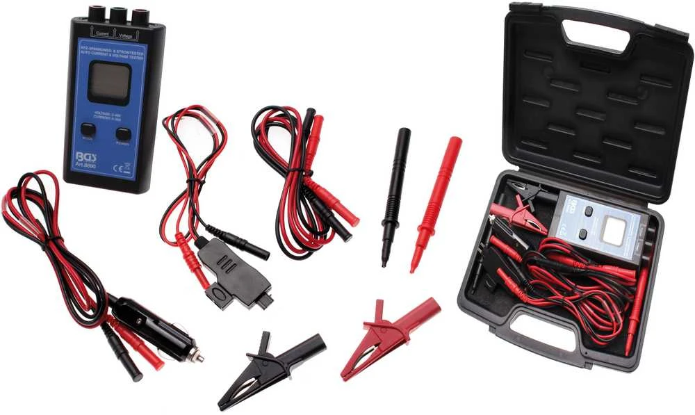 Bgs Technic Automobilinis įtampos ir srovės testeris | 1 - 48 V (8890)