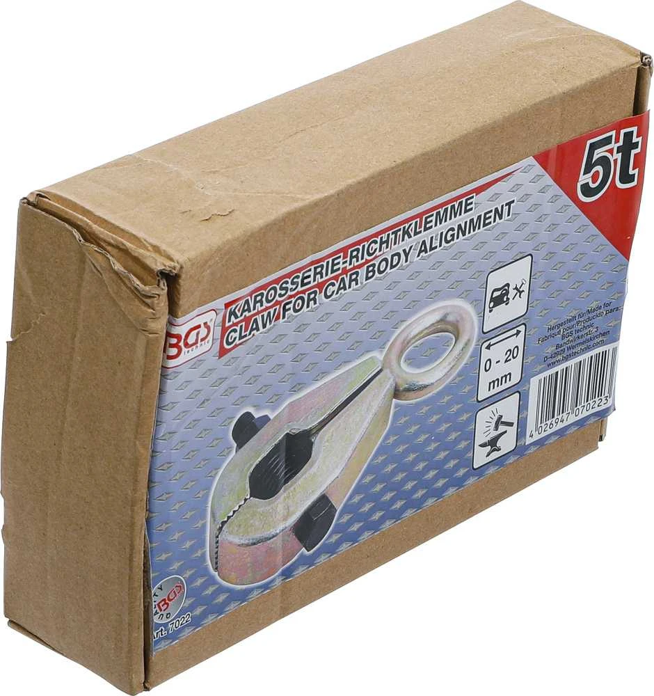 Bgs Technic Automobilio kėbulo išlyginimo gnybtas | dvi traukimo kryptys | maks. 5 t (7022)