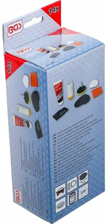 Bgs Technic Automobilio priekinių žibintų restauravimo rinkinys | 14 vnt. (3997)
