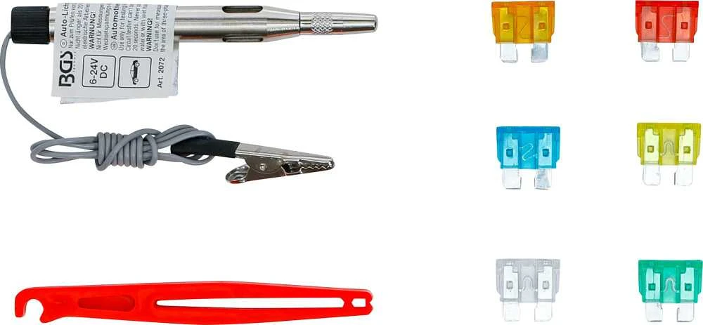 Bgs Technic Automobilių saugiklių asortimentas | Standartas | 92 vnt. (8124)