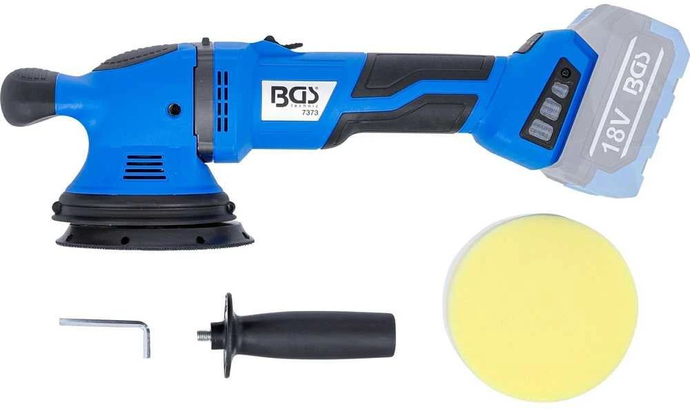 Bgs Technic Belaidis ekscentrinis poliruoklis | be šepetėlių | 18 V | be baterijos (7373)