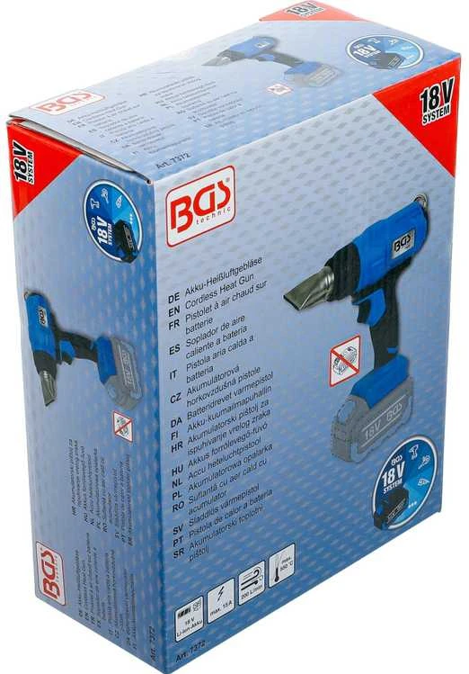 Bgs Technic Belaidis šilumos pistoletas | 18 V | be baterijos (7372)
