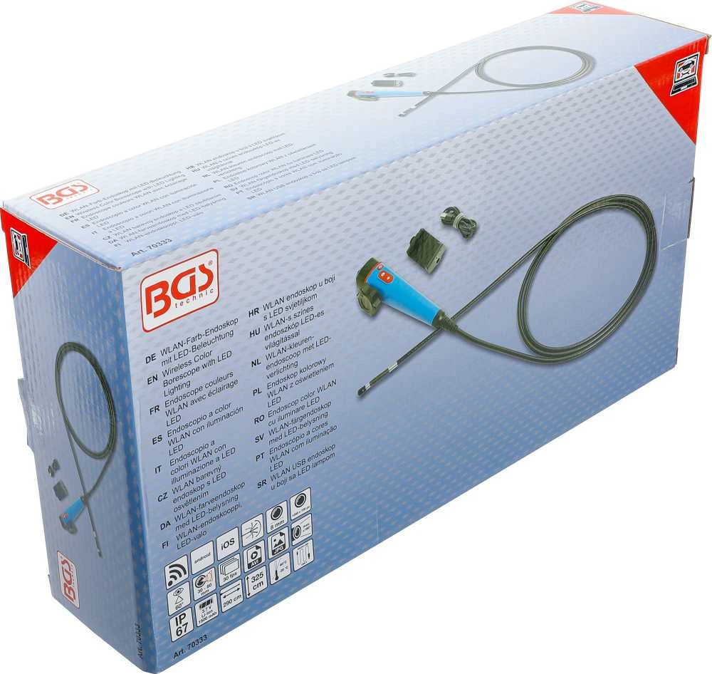 Bgs Technic Belaidis spalvotas boreskopas su LED apšvietimu (70333)