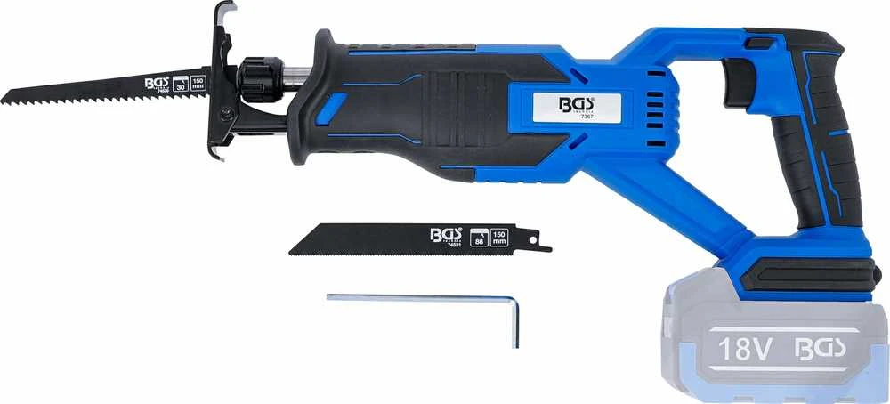 Bgs Technic Belaidis ekscentrinis poliravimo rinkinys | bešepetėlinis | 18 V | su baterija ir greitu įkrovikliu (7394)