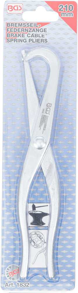Bgs Technic Būgninių stabdžių spyruoklių nuėmėjas | 210 mm (1832)