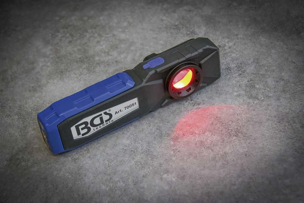 Bgs Technic COB LED darbo lempa su magnetu ir kabliu | 4 režimai (70051)