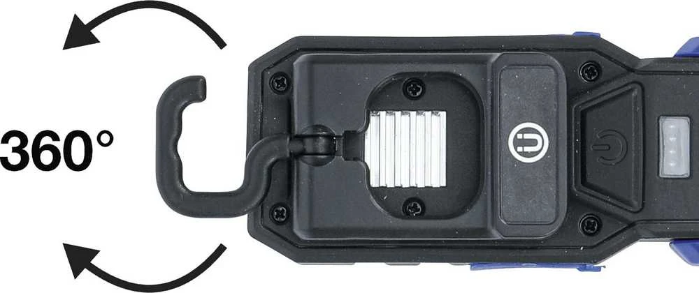 Bgs Technic COB LED darbo lempa su magnetu ir kabliu | 4 režimai (70051)