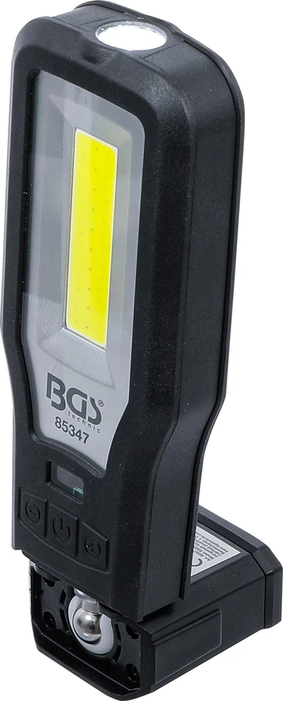 Bgs Technic COB-LED darbo lempa | sulankstoma | su įkrovimo stotele (85347)