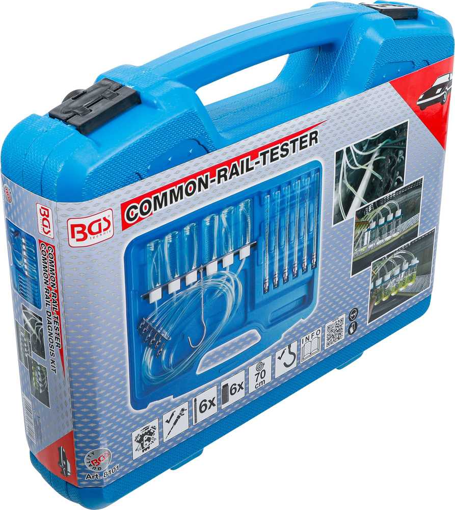 Bgs Technic Common rail purkštukų diagnostinis perpylimo rinkinys (8101)