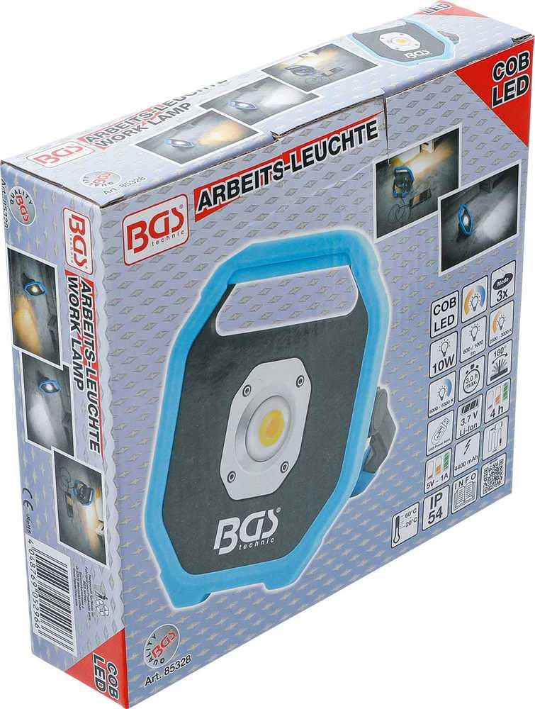 Bgs Technic Darbo lempa | akumuliatorinė | COB-LED | 10 W (85328)